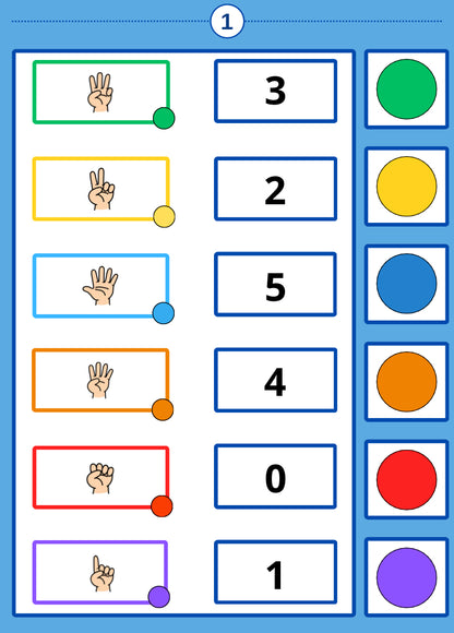 Fichier Numération 0-10 | 15 Fiches d'Activités pour CogniTab